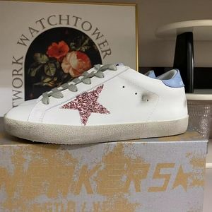 🐩GGDB Golden Goose Pink Supetstars Sneakers EU 38